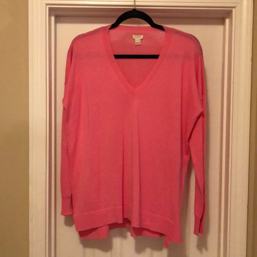 J.Crew Cotton V-neck Sweater - New!